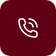 Red phone icon on dark background
